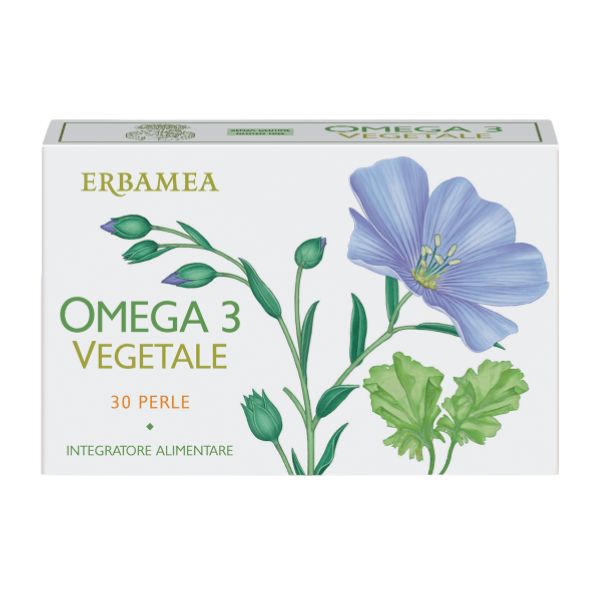 Erbamea Omega 3 Vegetale Integratore Alimentare 30 Perle