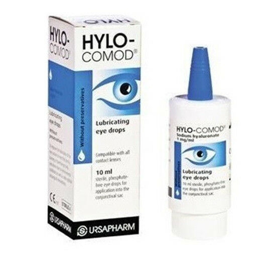 Ursapharm Hylo comod Gocce Oculari Ialuronato Di Sodio 0 1%  Flaconcino 10 Ml