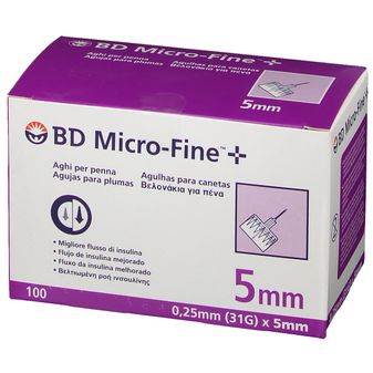 Corman BD Microfine Gauge Ago per Penna da Insulina 31g 5 mm 100 Pezzi