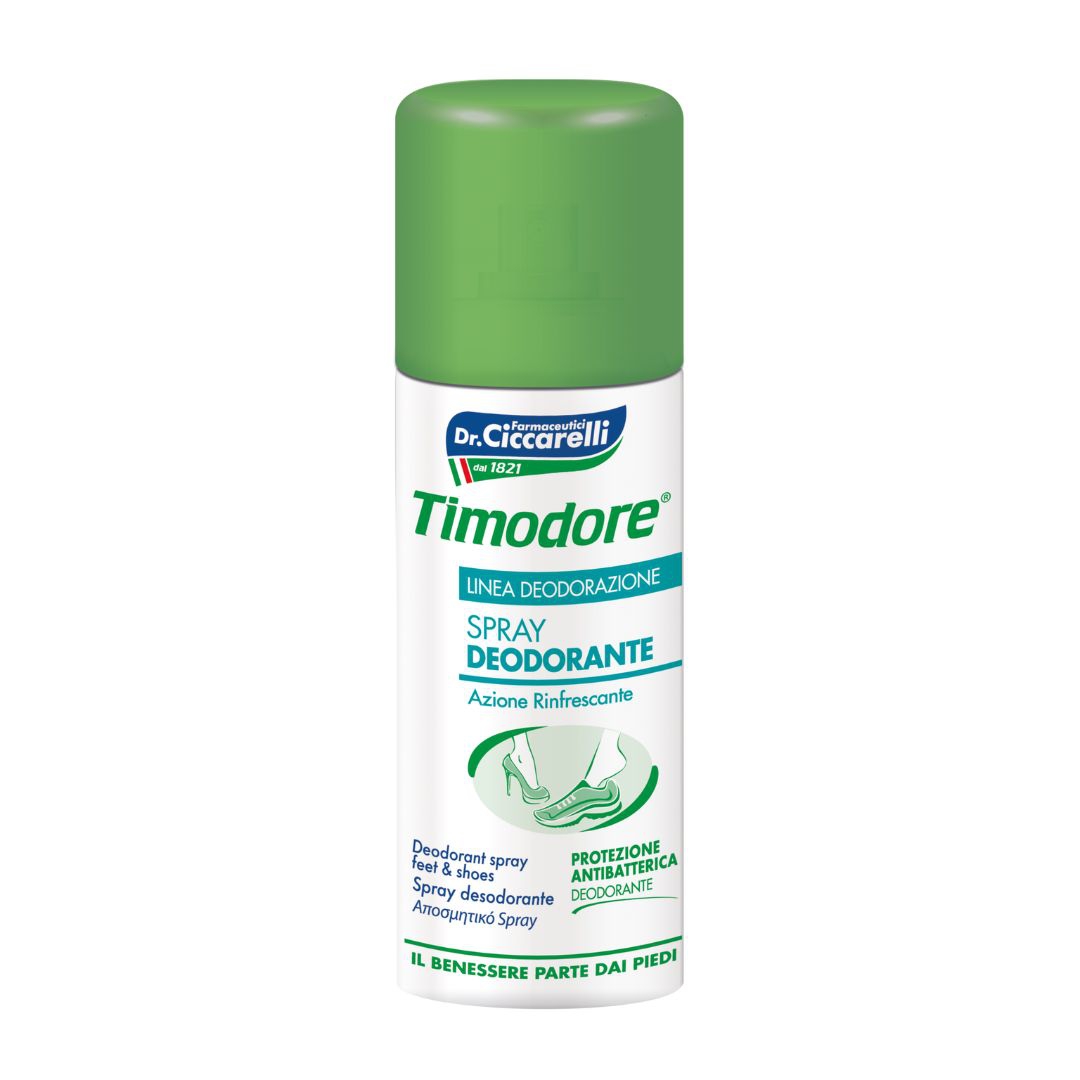 Ciccarelli Timodore Spray Deodorante Piedi con Azione Rinfrescante 150 ml