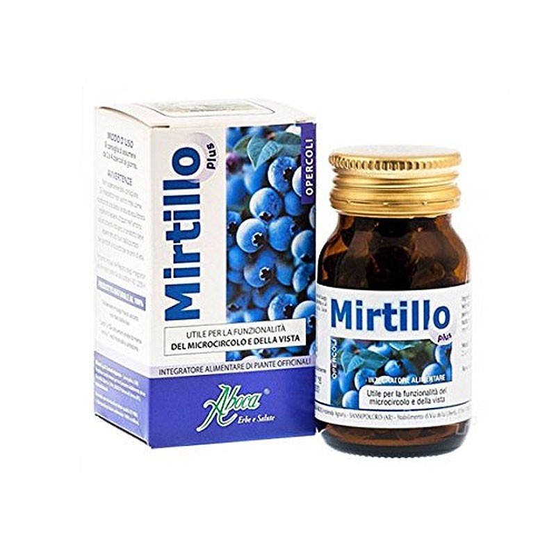 Aboca Mirtillo Plus Integratore Alimentare 70 Opercoli