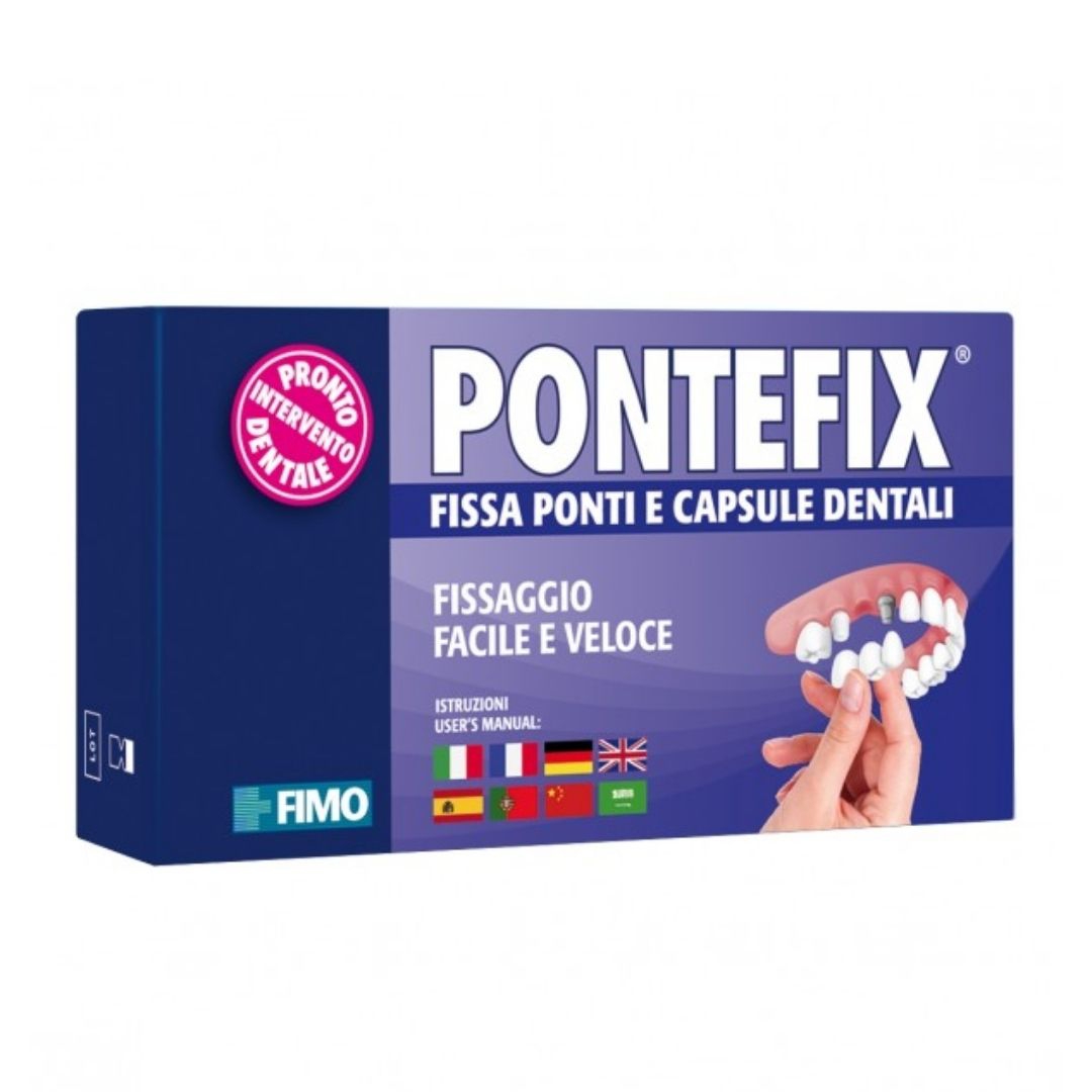 Fimo Pontefix Set Fissaggio Facile e Veloce di Ponti e Capsule Dentali