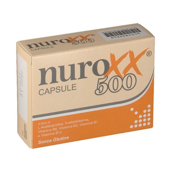 Shedir Pharma Nuroxx500 Integratore per il Sistema Nervoso 30 Capsule