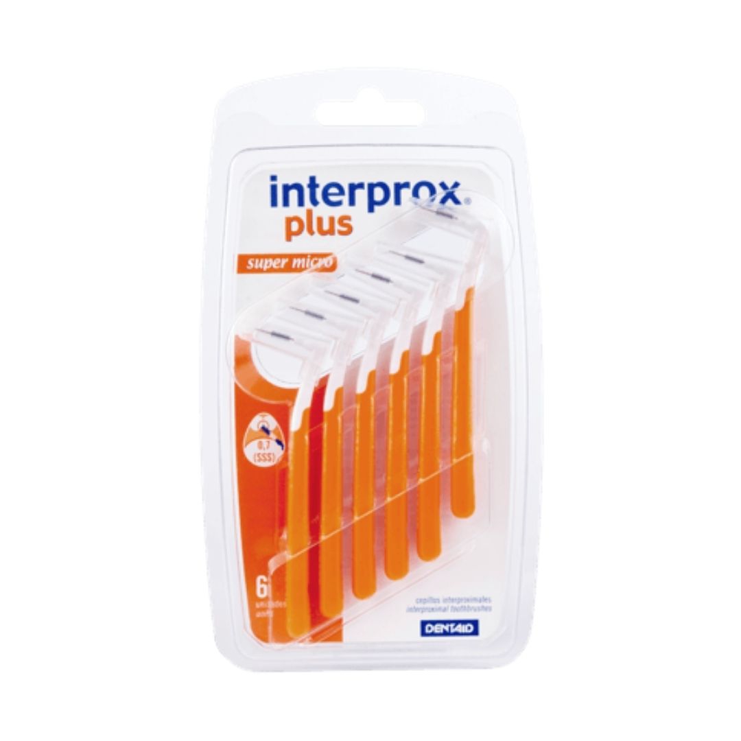 Interprox Plus Supermicro Arancio Scovolino Cilindrico Phd 0.7 mm 6 Pezzi