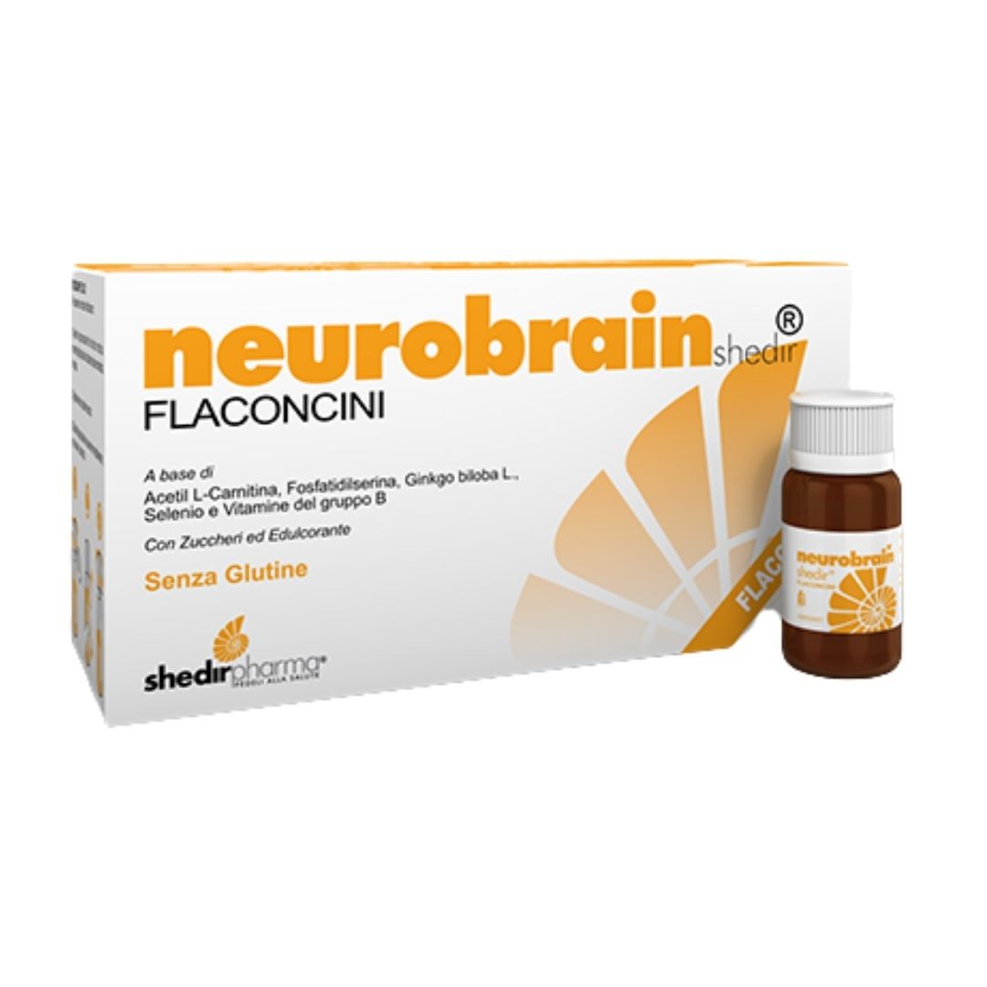 Neurobrain Integratore per la Memoria e la Concentrazione 10 Flaconcini da 10 ml