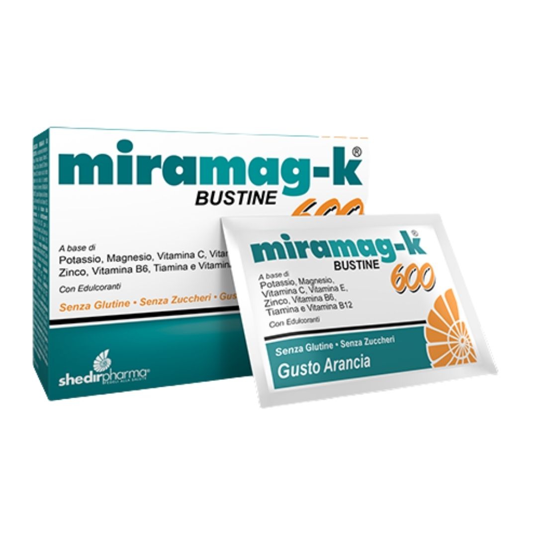 Miramag-k 600 Integratore per la Stanchezza e l'Affaticamento 20 Bustine