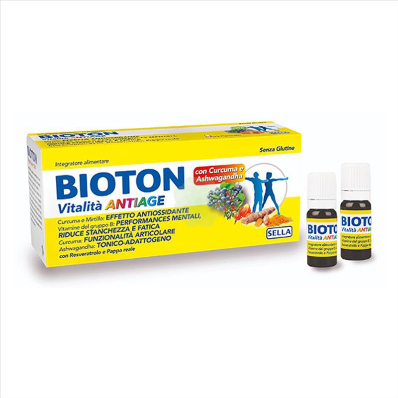 Bioton Vitalita' Antiage Integratore Alimentare 12 Flaconi