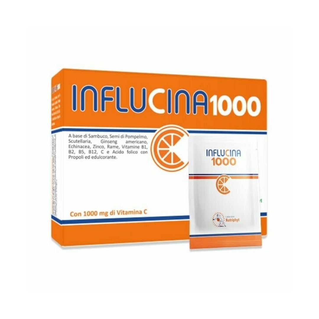 Influcina 1000 mg Integratore Vitamina C   14 Bustine