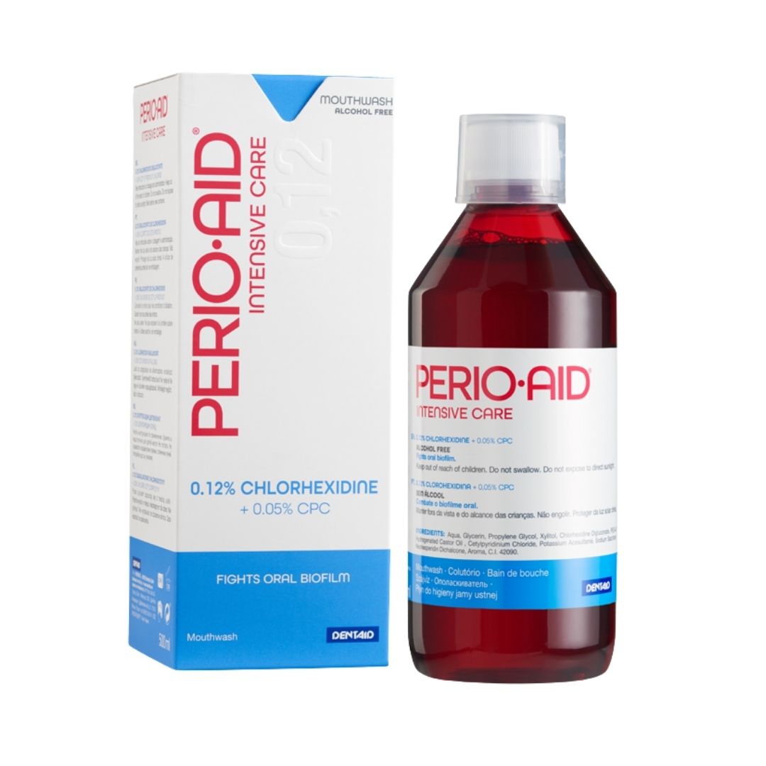 PerioAid Intensive Care Collutorio CHX 0 12%   CPC 0 05% 500 ml