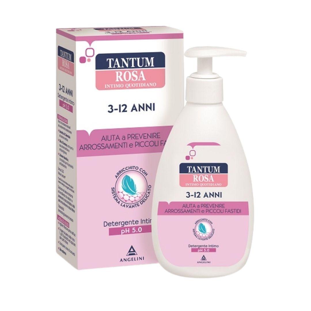 Tantum Rosa 3-12 Anni Detergente Intimo per Arrossamenti e Piccoli Fastidi 200ml