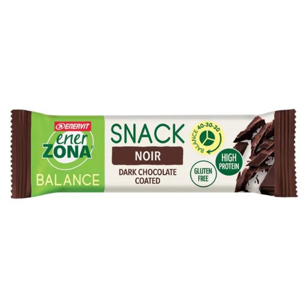 Enerzona Balance Snack Noir Barretta Ricoperta di Cioccolato Fondente 33 gr.