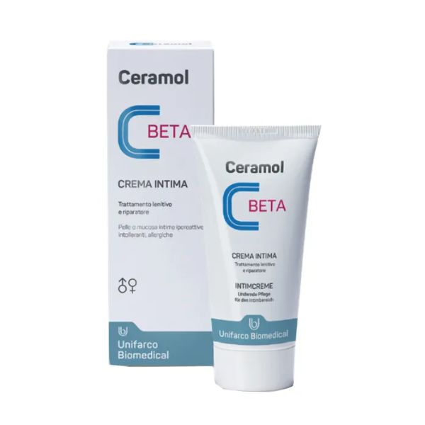 Ceramol Beta Crema Intima con Azione Lenitiva Riparatrice e Riequilibrante 50 ml