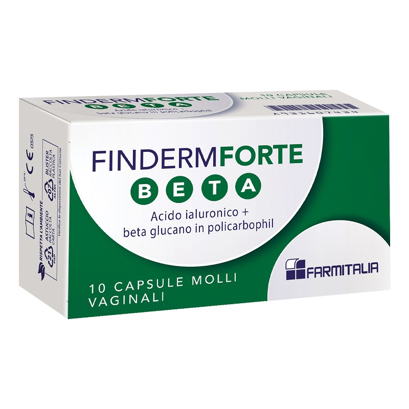 Finderm Forte Beta con Acido Ialuronico 10 Capsule Molli Vaginali