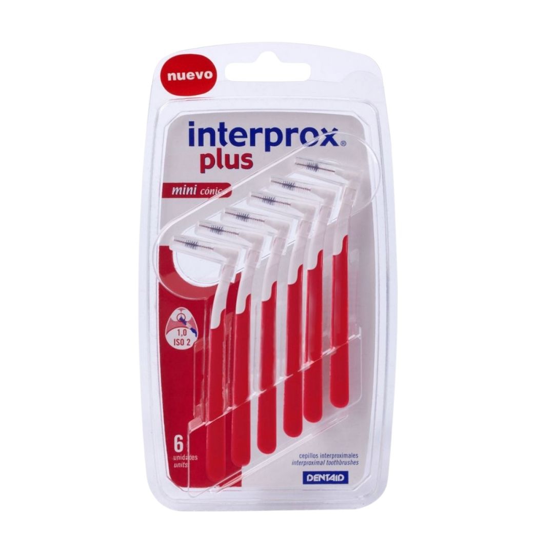Interprox Plus Scovolino Miniconico Rosso Phd 1.00 mm 6 Pezzi
