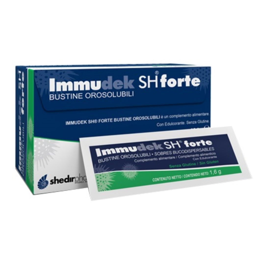 Shedir Pharma  Unipersonale Immudek Sh Forte 16 Bustine Orosolubili