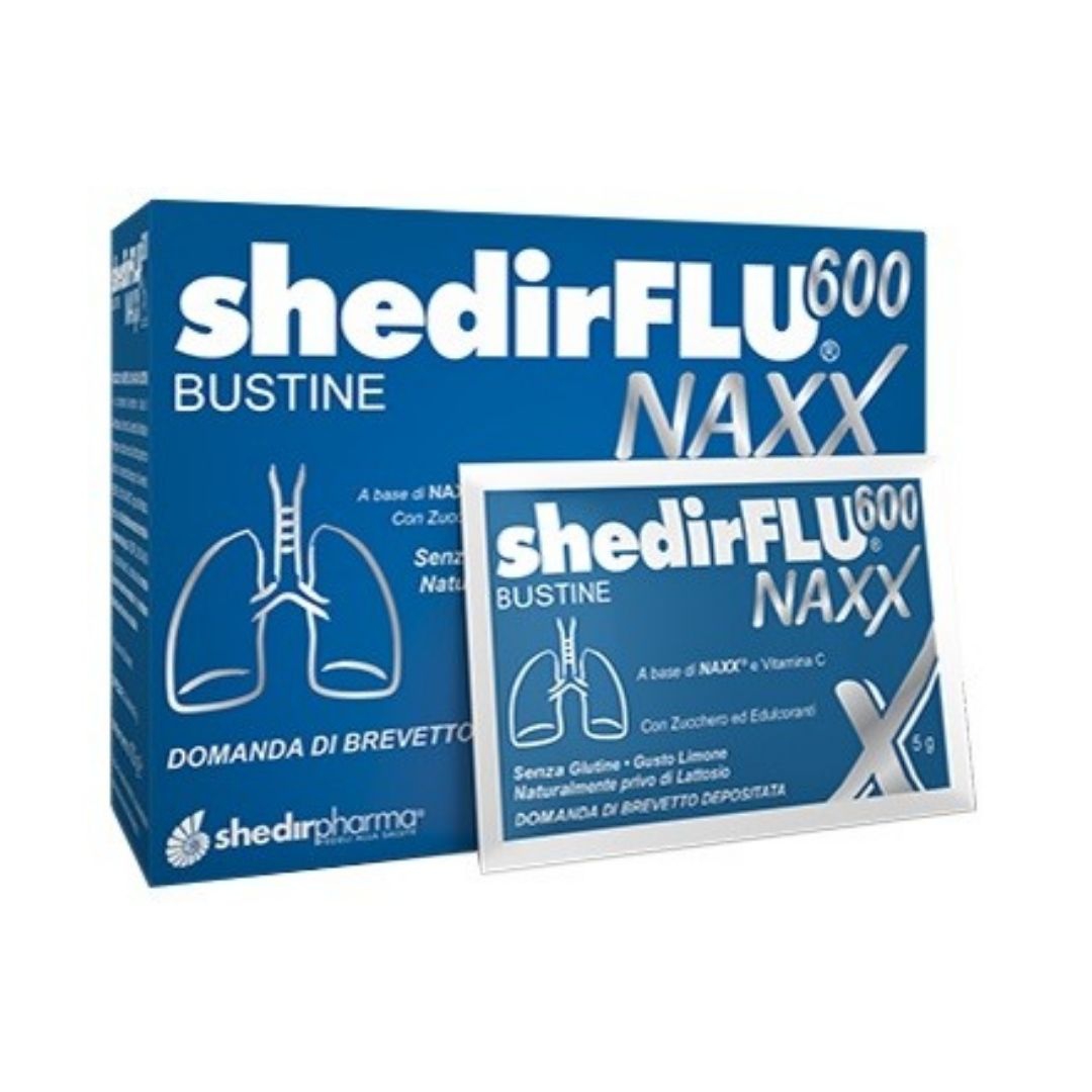 Shedirflu 600 Naxx Integratore per il Benessere delle Vie Respiratorie 20Bustine