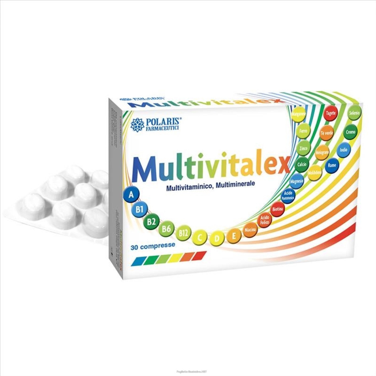 Polaris Multivitalex Integratore Alimentare di Vitamine e Minerali 30 ovaline