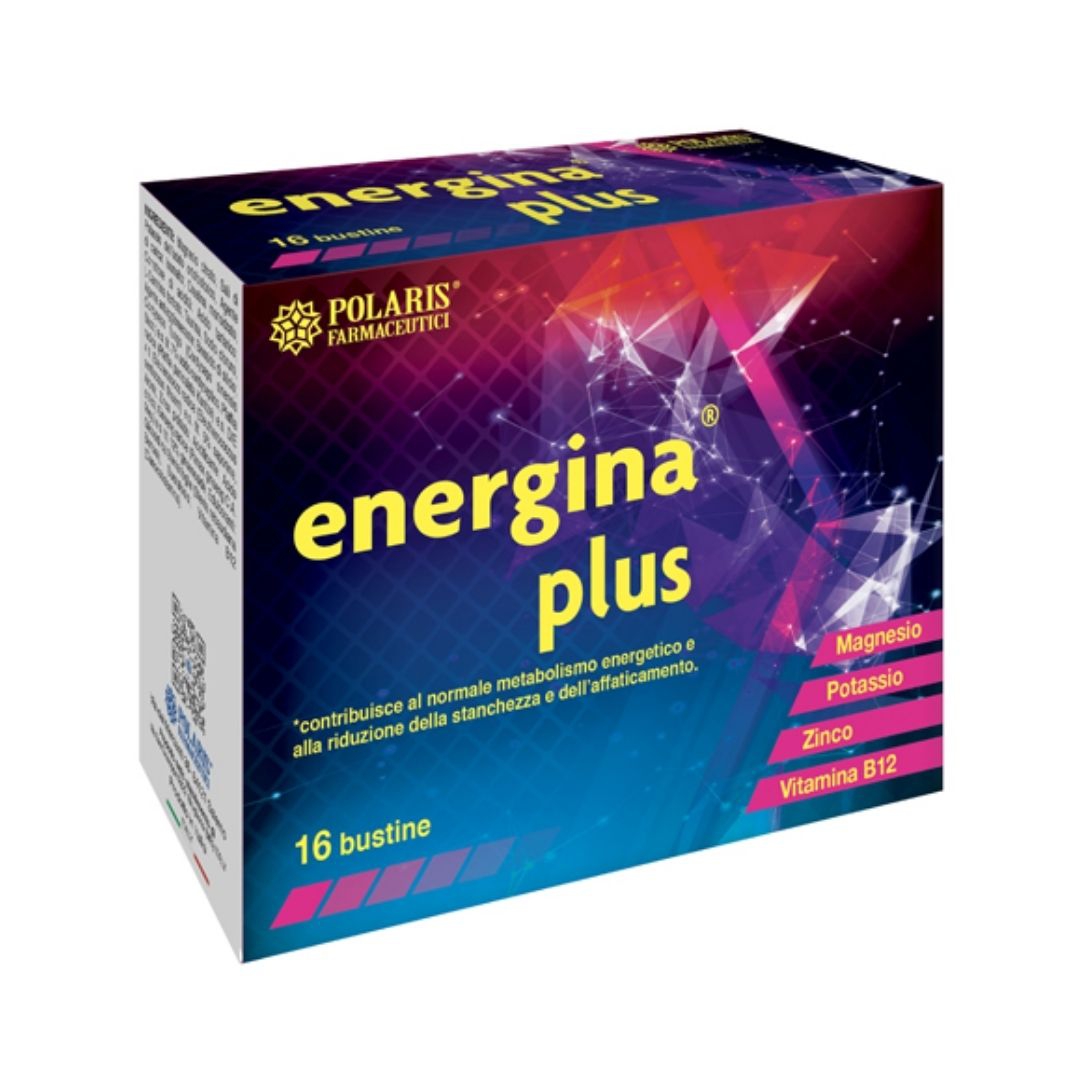Polaris Energina Plus Integratore Contro Stanchezza e Affaticamento 16 Bustine