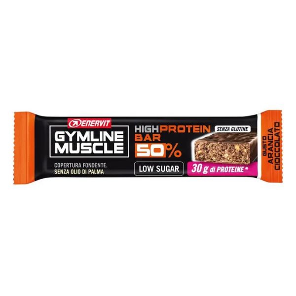 Enervit Gymline Muscle Protein Bar 50% Arancia Cioccolato 1 Pezzo