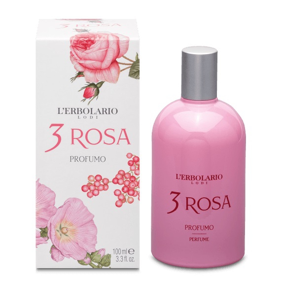 L erbolario 3 Rosa Profumo Femminile 100 ml