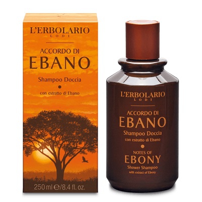 L'erbolario Accordo Di Ebano Shampoo Doccia per Corpo e Capelli 250 ml