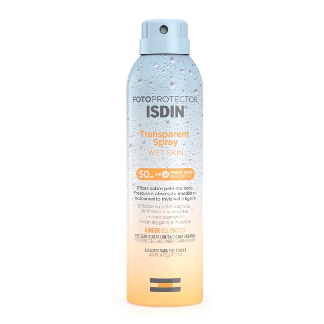 Isdin Fotoprotector Trasparent Spray Wet Skin Protezione Invisibile SPF50 250 ml