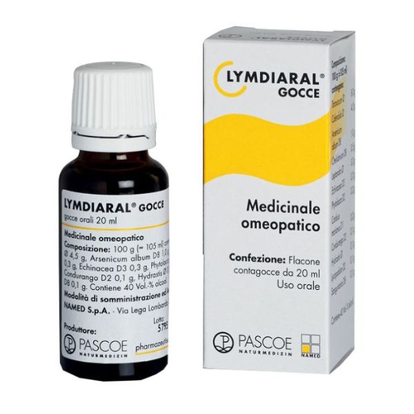 Named Lymdiaral 20ml Gtt Pascoe Medicinale Omeopatico