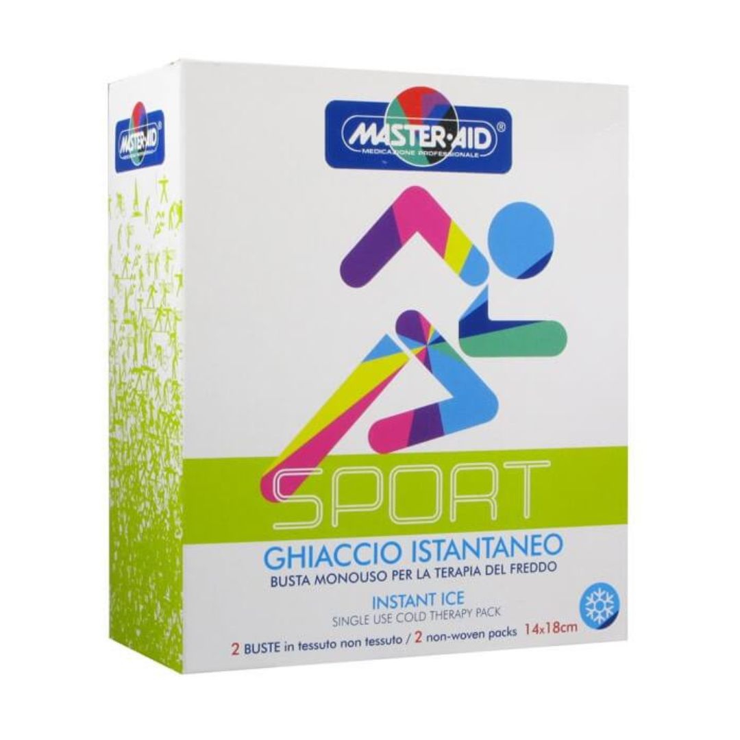 Ghiaccio Istantaneo Master-aid Sport Per Terapia Del Freddo 2 Buste