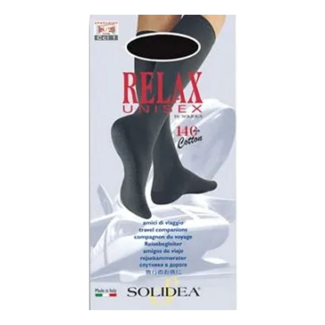Solidea By Calzificio Pinelli Relax 140 Gambaletto Unisex Nero 4xl
