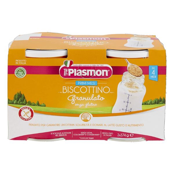 Plasmon Biscottino Granulato Senza Glutine  2x374g