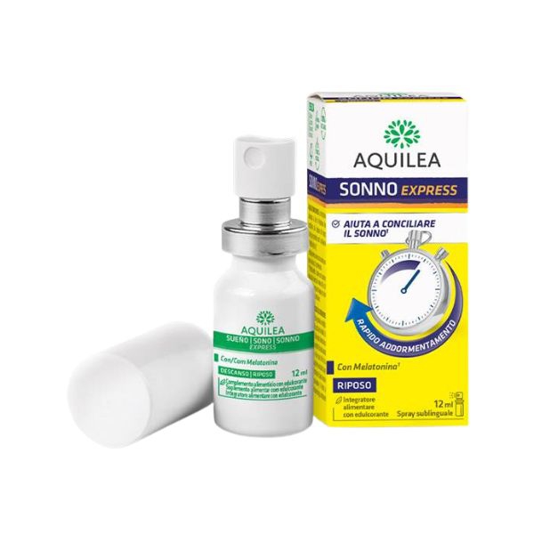 Aquilea Sonno Express Spray Integratore Per Il Sonno Con Melatonina 12 ml
