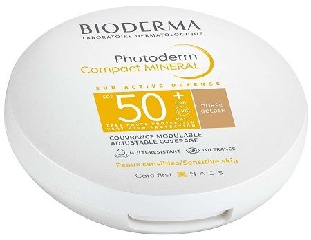 Bioderma Photoderm Solare Compatto Minerale Spf50+Colorato Doreè 10 g