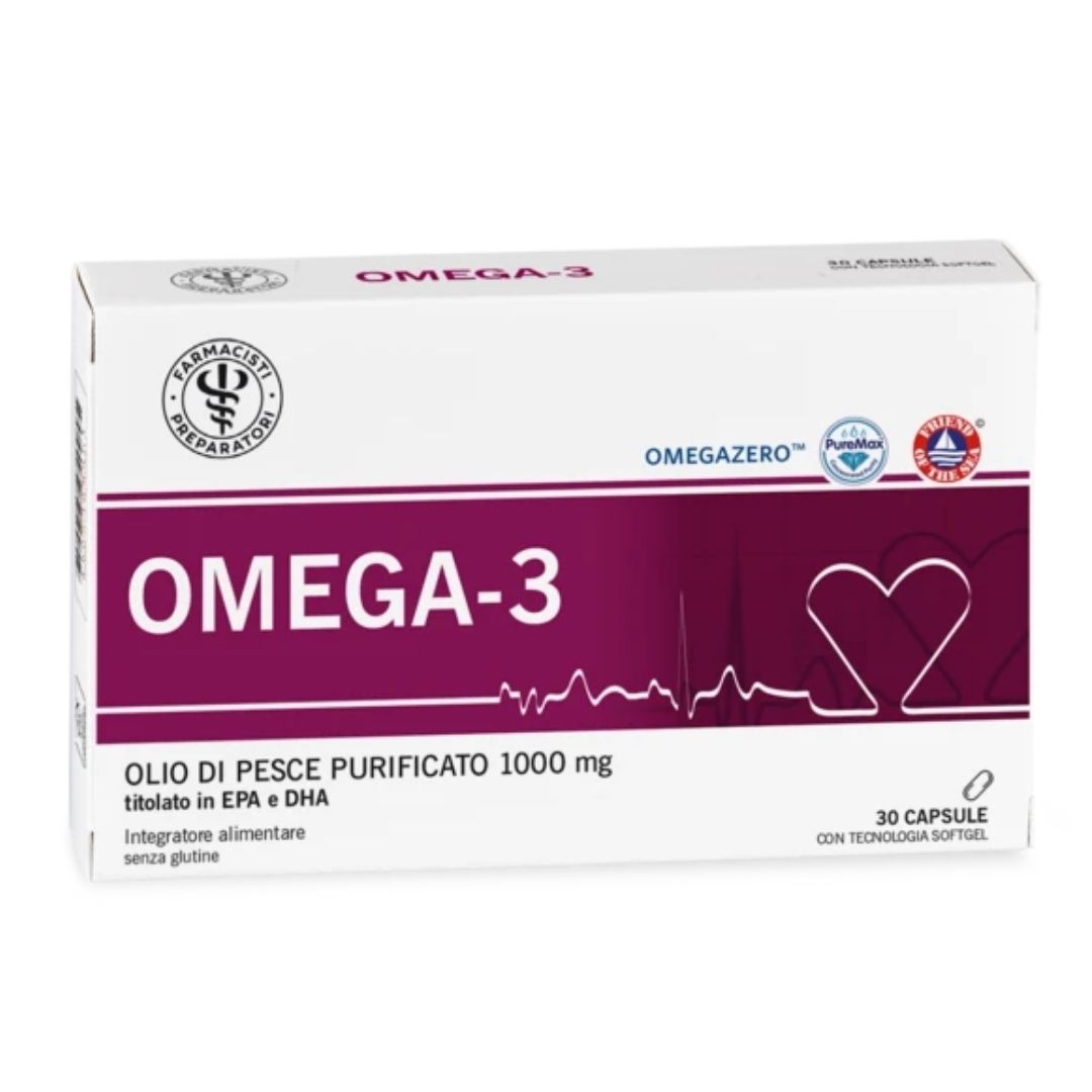 Unifarco Omega 3 Integratore per la Funzione Cardiaca 30 Capsule
