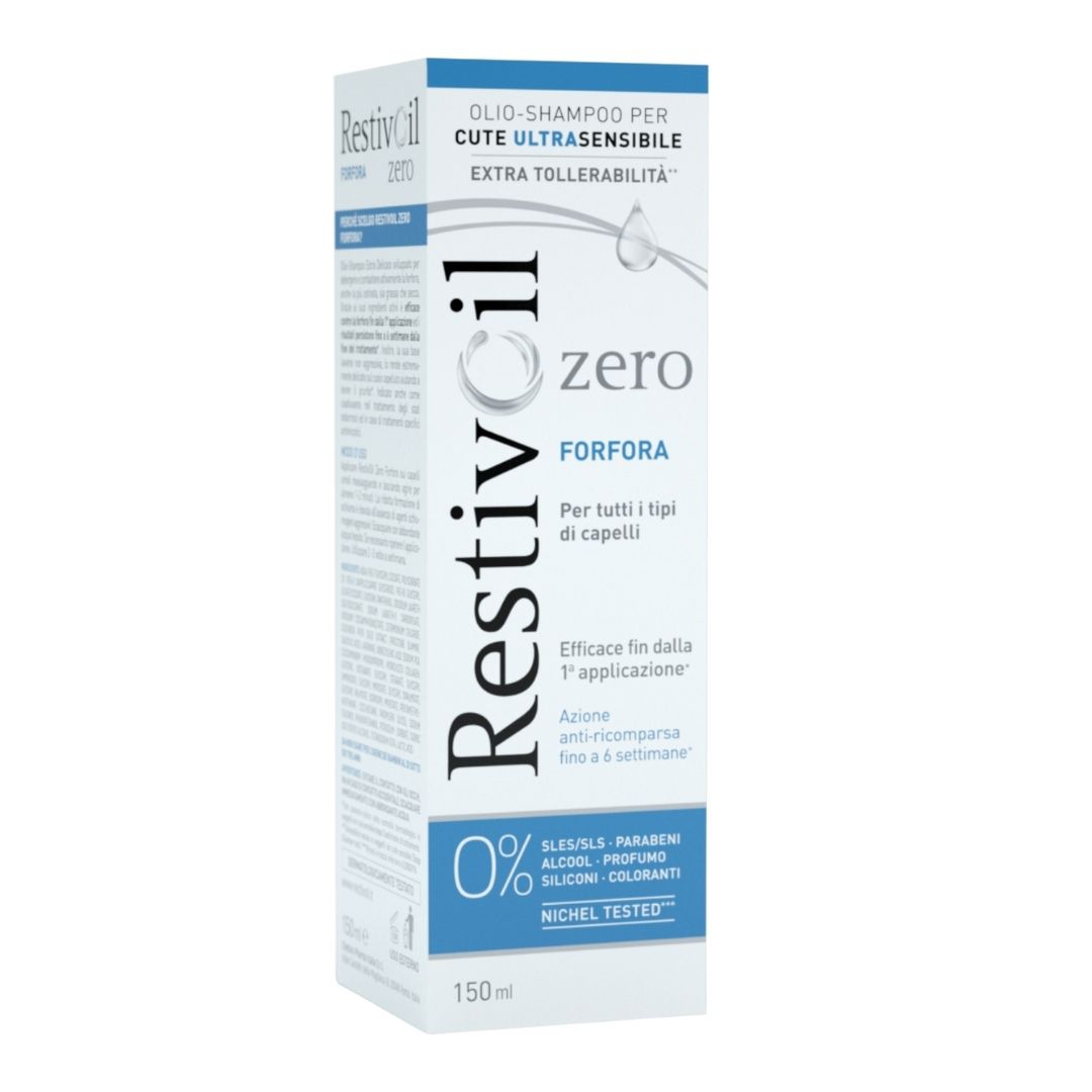 Restivoil Zero Forfora Olio Shampoo per Cute Ultra Sensibile 150 ml