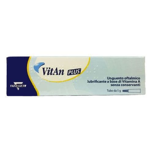 Vitan Plus Unguento Oftalmico Lubrificante per Idratare gli Occhi 5 g