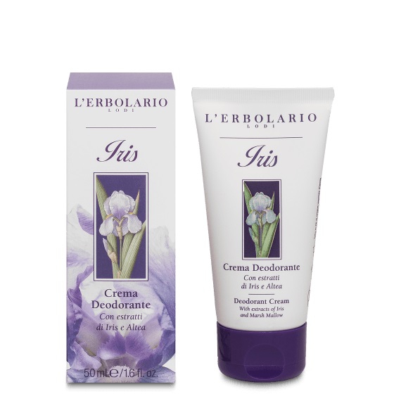 L'erbolario Iris Crema Deodorante Con Estratti Di Iris E Altea 50 Ml