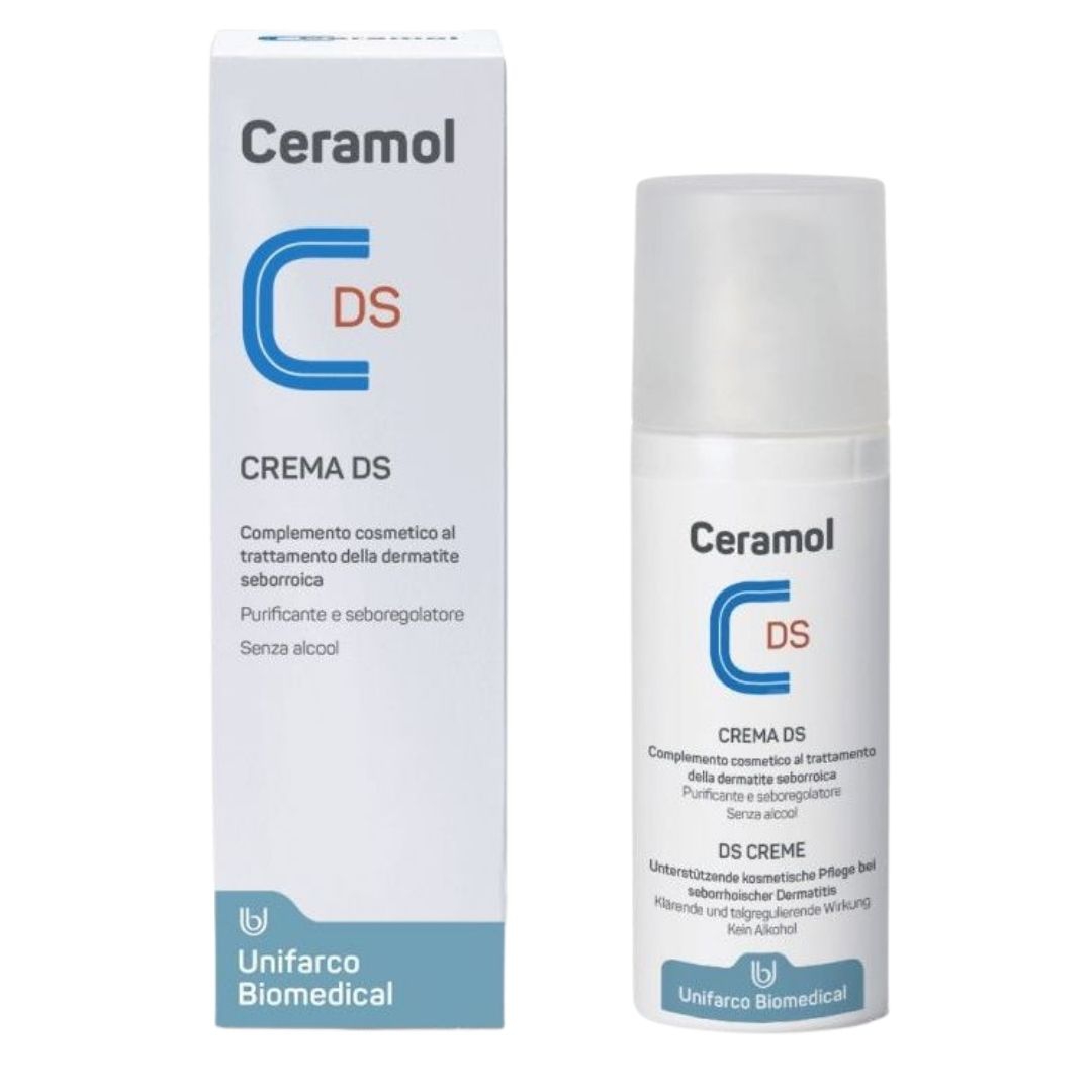 Ceramol Crema DS Viso e Corpo Trattamento Per La Dermatite Seborroica 50 ml