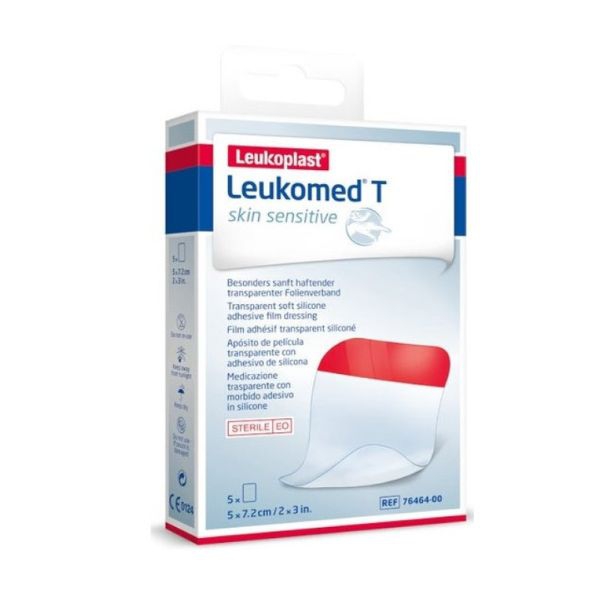 Leukoplast Leukomed T Skin Sensitive Medicazione Post Operatoria 7,2x5cm
