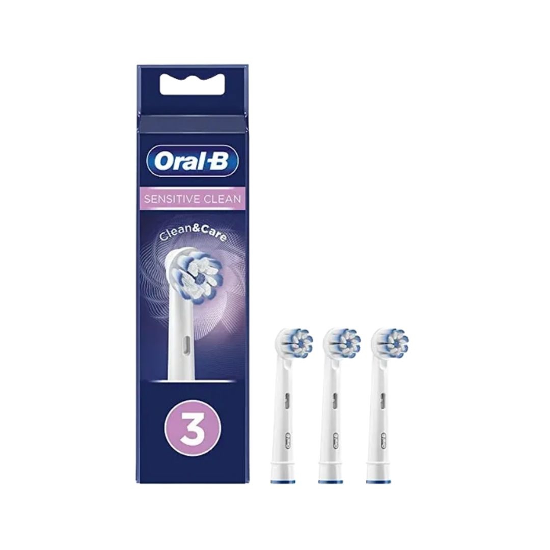 Oral-B Eb-60 Sensitive Clean Testine Di Ricambio 3 Pezzi