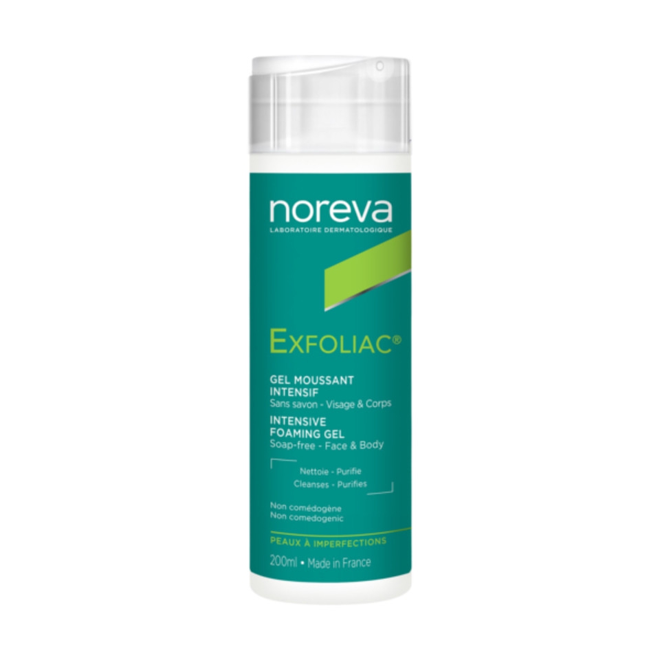 Noreva Exfoliac Gel Detergente Viso 200ml