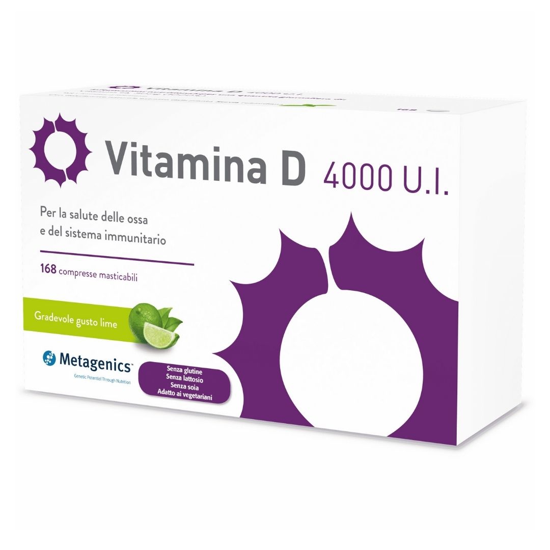 Metagenics Vitamina D 4000ui Integratore Sistema Immunitario 168 Compresse
