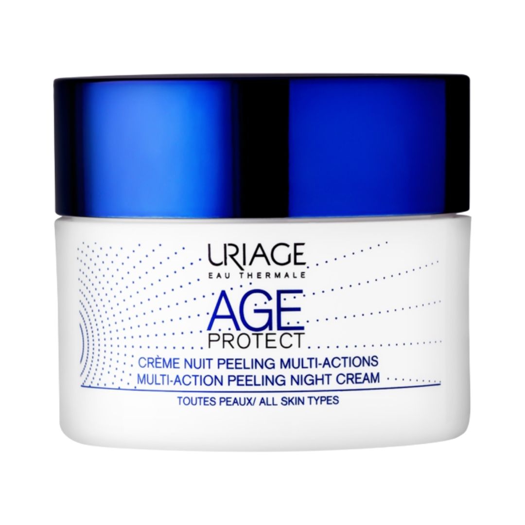 Uriage Age Protect Crema Notte Peeling Multi Azione Levigante e Illuminante 50ml