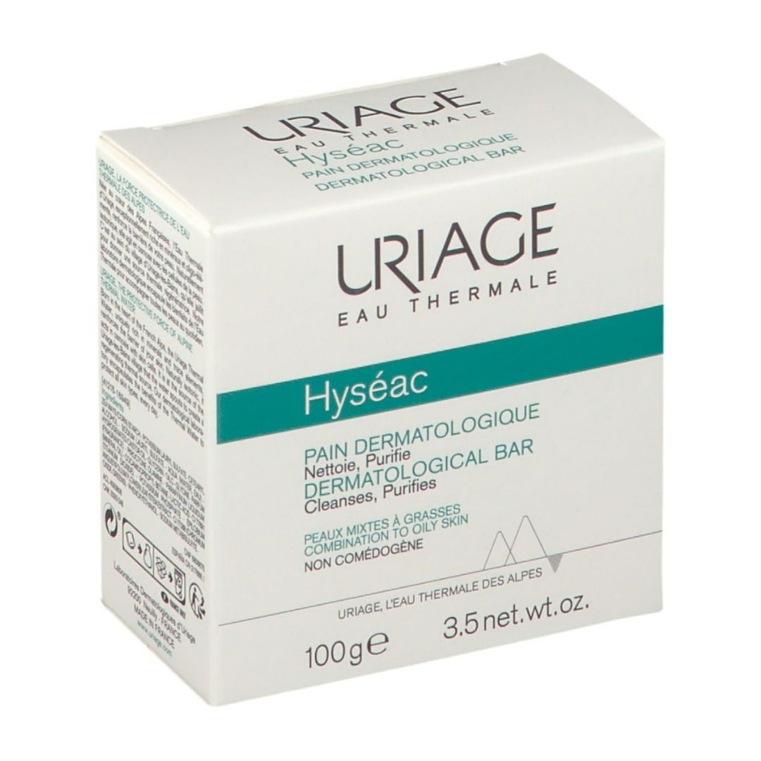 Uriage Hyseac Pane Dermatologico Elimina Impurit per Pelle Mista 100 g