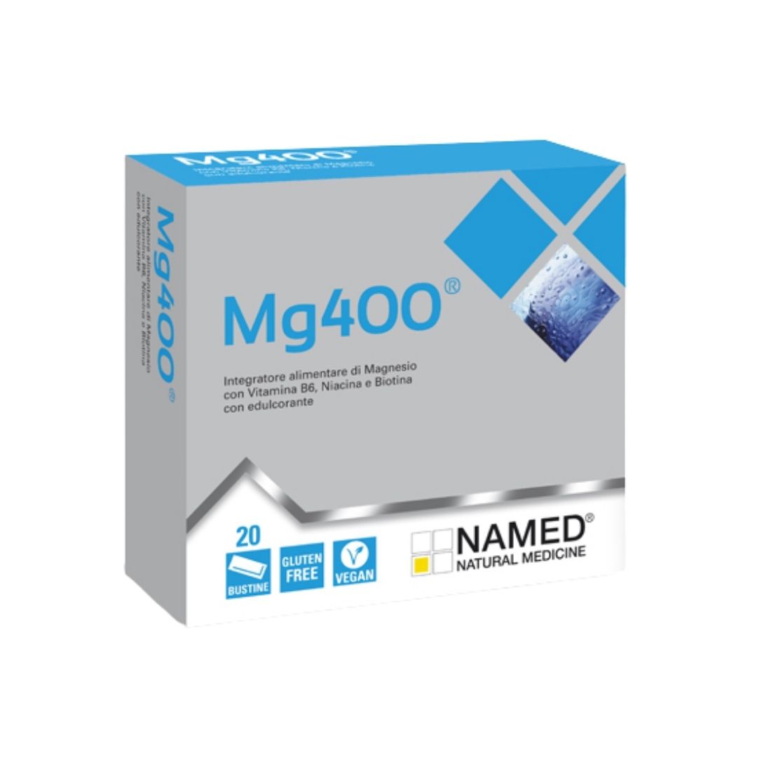 Named Mg400 Integratore Alimentare a base di Magnesio 20 Bustine