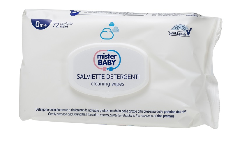 Mister Baby Salviette Detergenti 72 Pezzi