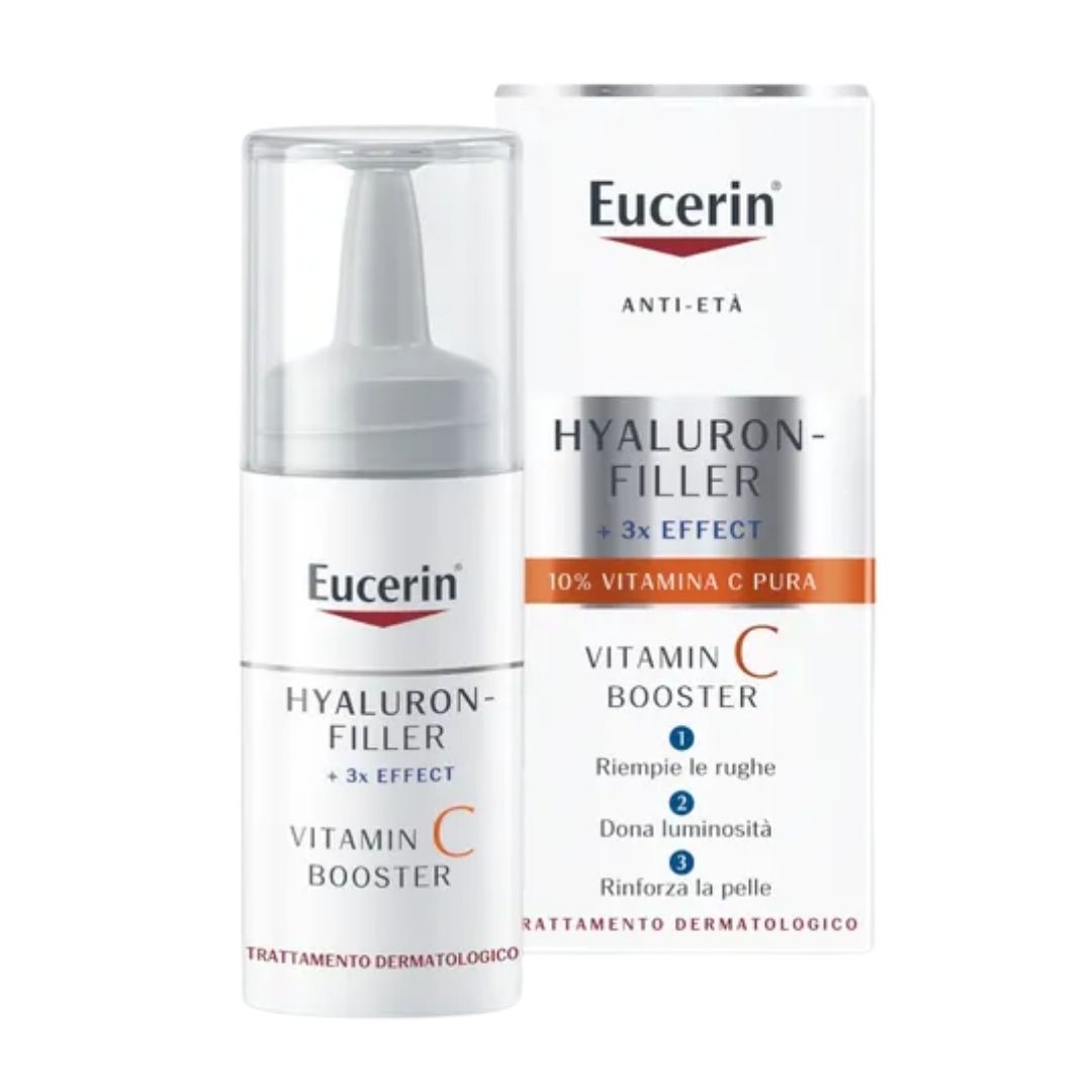 Eucerin Hyaluron-Filler Vitamin C Booster Viso Anti-Et Illuminante 3x8 ml