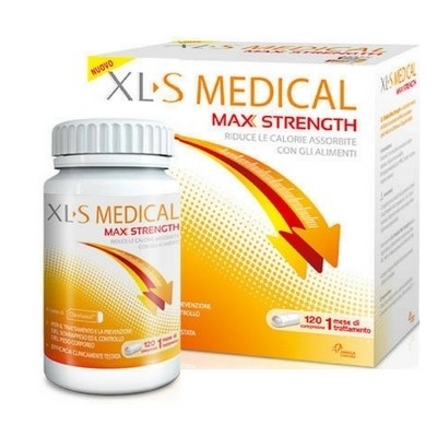 Xls Medical Max Strength Integratore per la Riduzione delle Calorie 120Compresse