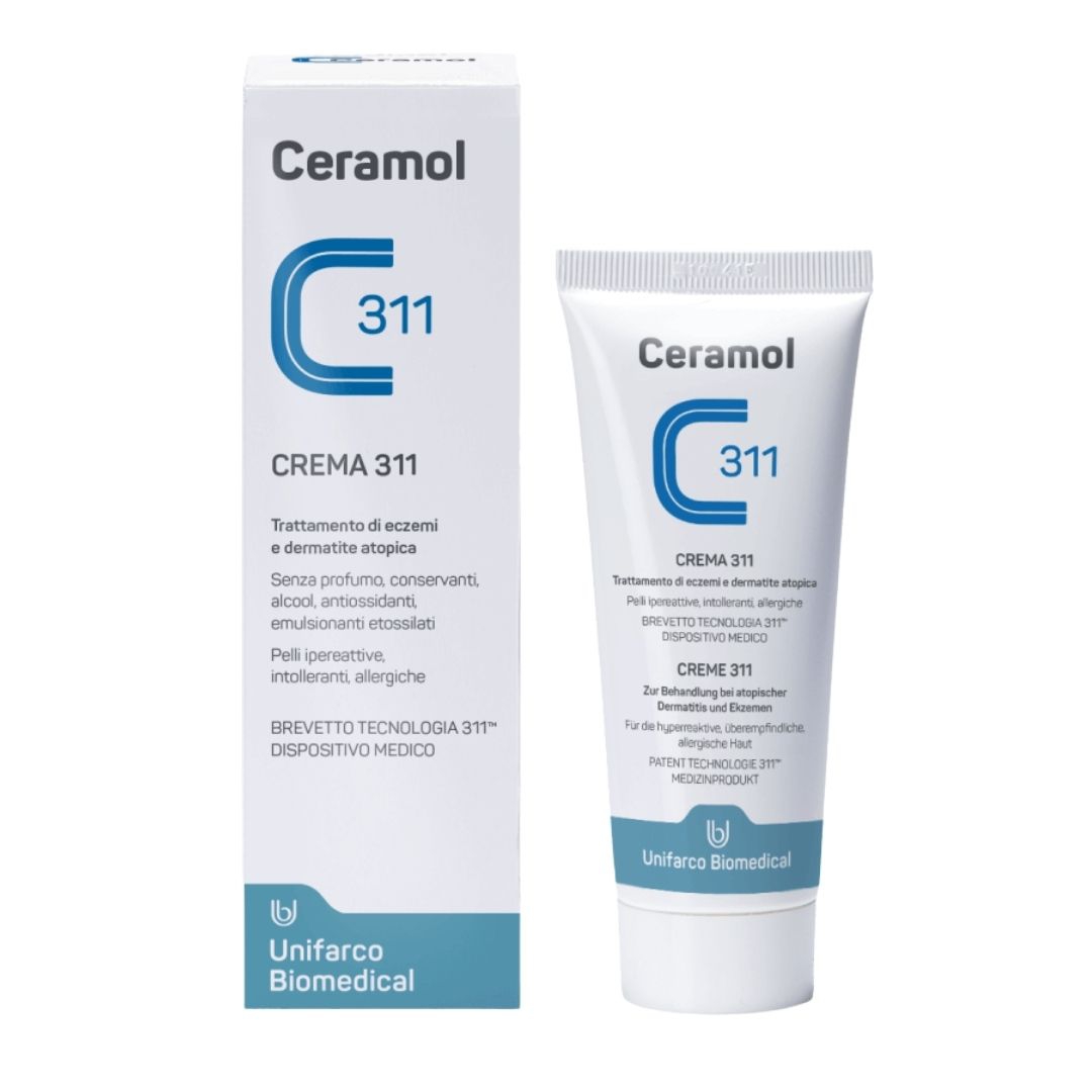 Ceramol Crema 311 per il Trattamento di Eczemi e Dermatite 200 ml