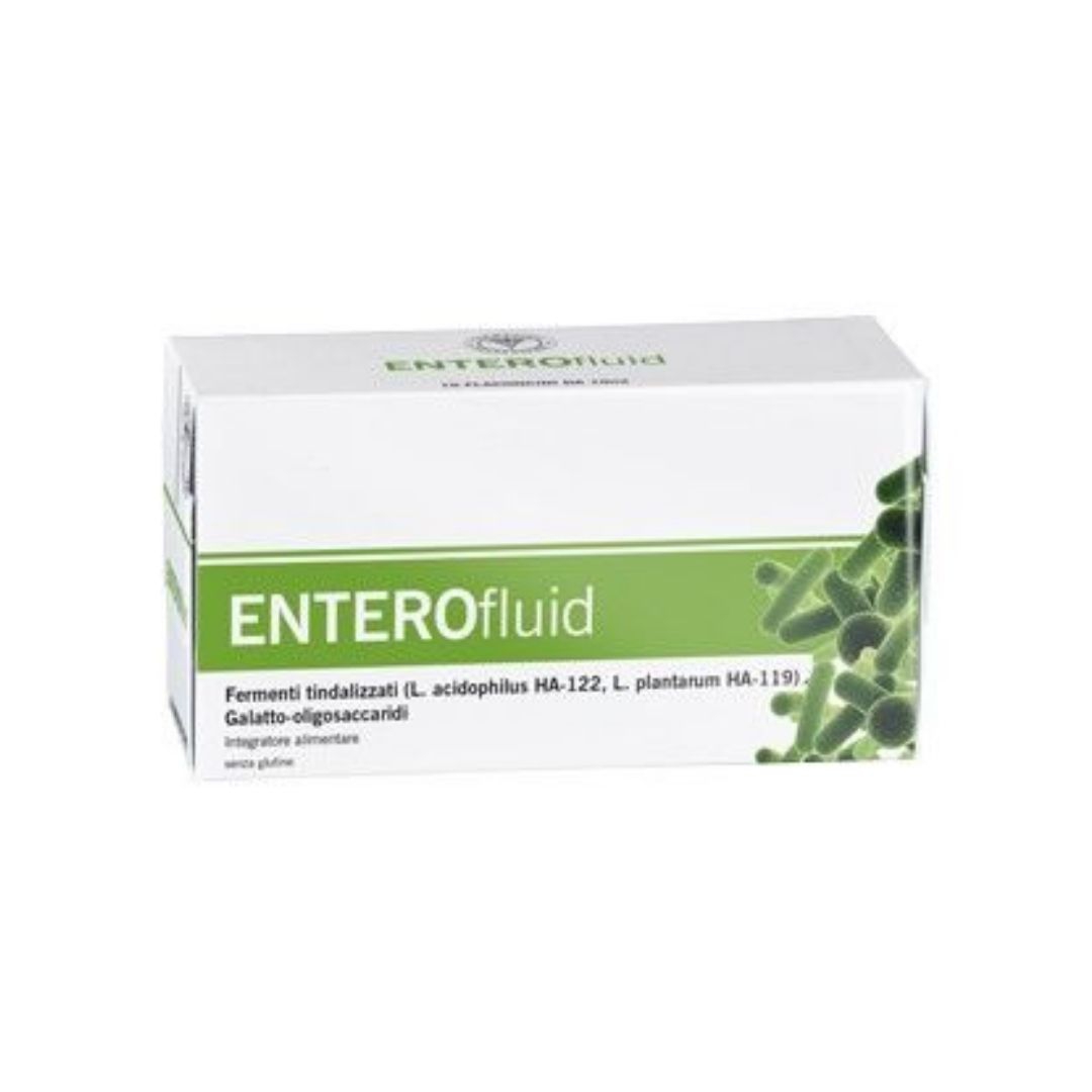 Unifarco Enterofluid Integratore Alimentare di Fermenti Lattici 10x10 ml