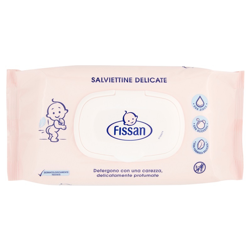 Fissan Salviettine Delicate Protezione Alta Detergenti 65 Pezzi